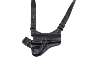 Кобура наплечная горизонтального ношения мод. T Гроза P-04 / кожа / черный Кобура наплечная горизонтального ношения мод. T Гроза P-04 / кожа / черный