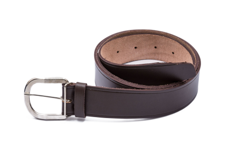 Ремень поясной ТУ / кожа / коричневый