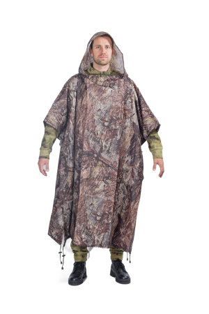 Пончо / ткань синтет. / тростник