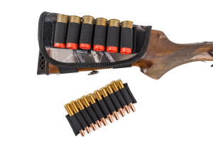 Патронташ на приклад универсальный кал. 12, 16, 20, 7.62 / неопрен / кмф