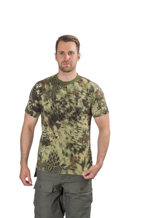 Футболка летняя / зеленый питон (м)