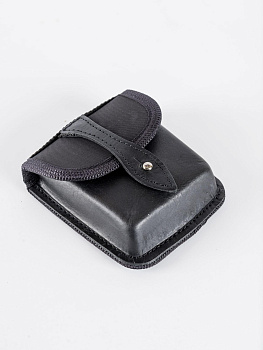 Подсумок-карман универсальный,быстросъемный для чехлов Лидер(130*120*40) / кожа / черный