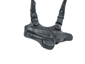 Кобура наплечная горизонтального ношения мод.ТМ Гроза-02 / кожа / черный