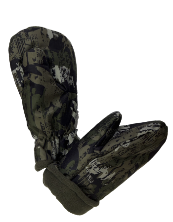 Рукавицы утепленные на флисе / мембранное трикотажное полотно / разноцветные (м)