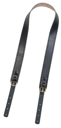 Ремень погонный / кожа / черный