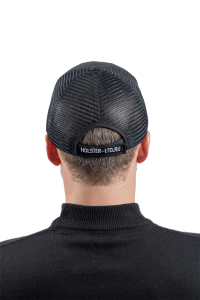 Бейсболка черная с сеткой (м)