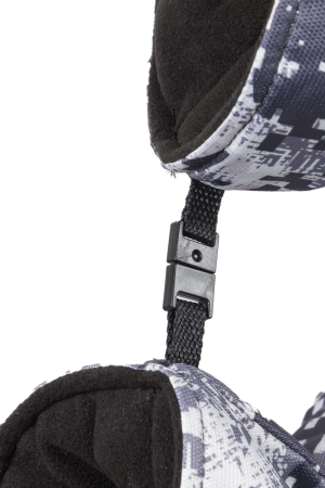 Рукавицы утепленные Хольстер / мембрана / пиксель серый-черный (м)