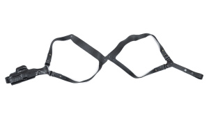 Кобура наплечная вертикального ношения мод. V Гроза-04 / кожа / черный