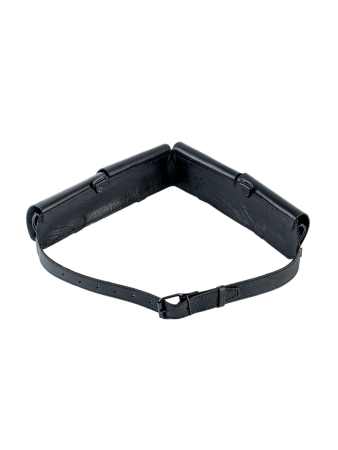 Патронташ закрытый 410 / кожа / черный