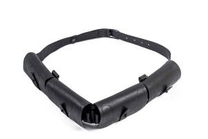 Патронташ закрытый 20к / кожа / черный (м)