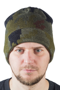 Шапка спортивная Тайга / п/шерсть / зеленый (м)