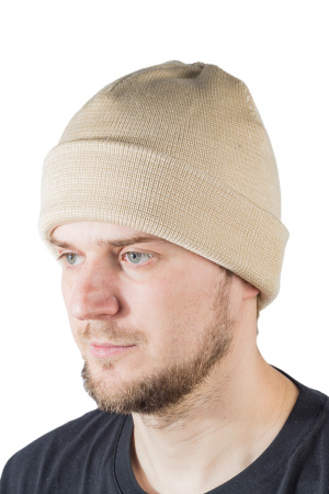 Шапка спортивная п/ш / бежевый (м)