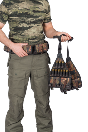 Патронташ трансформер на 49 патронов калибр 12 / кордура / кмф