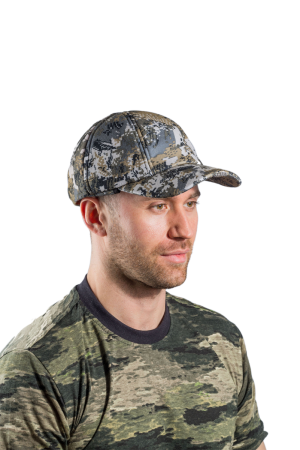 Бейсболка утепленная Сигнал NEON / алова / пиксель (м)