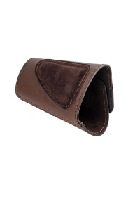 Патронташ на приклад / кожа / коричневый (м)