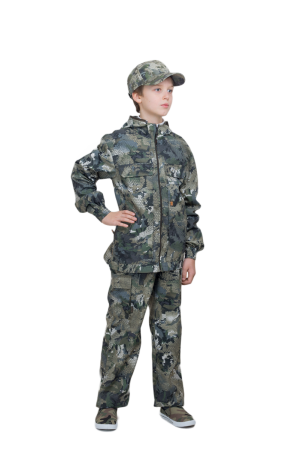 Костюм Сахара mini / ткань сорочечная / серые соты