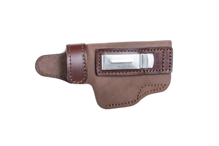 Кобура поясная мод. H Гроза-04 открытая суперлетняя / кожа / коричневый