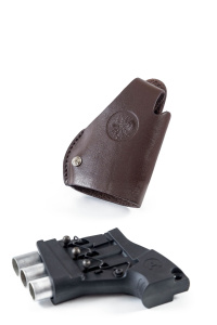 Кобура Дш Сигнал Охотника ПУ-3 / кожа / коричневый