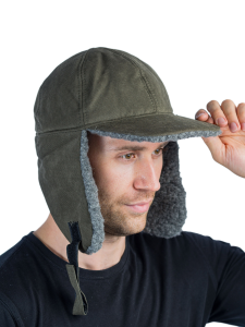 Бейсболка (шапка) утепленная Кондор / исландия/хаки/ с мембраной (м)