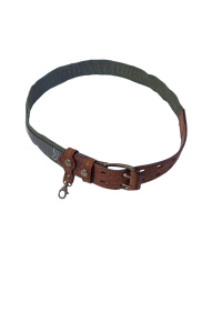 Ремень поясной В40 LINE Стандарт Fish / кожа / олива