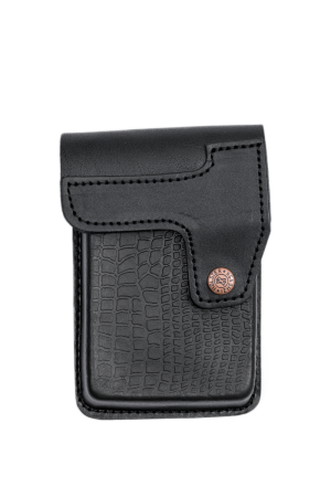 Подсумок Сайга 20п / кожа / черный