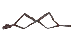 Кобура наплечная вертикального ношения мод. V Glock-19 / кожа / коричневый