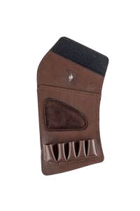 Патронташ на приклад / кожа / коричневый