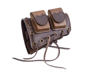 Патронташ на приклад Царская охота с чехлом под зап.магазин 3-5п кал.22WMR,22LR / кожа Патронташ на приклад Царская охота с чехлом под зап.магазин 3-5п кал.22WMR,22LR / кожа
