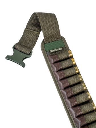 Патронташ открытый Люкс / кордура, кожа