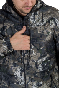 ***Костюм Скаут утепленный / мембранное трикотажное полотно / соты серые