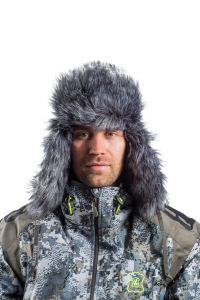 Шапка ушанка Скандинавия / мембрана / 10000 / олива (м)