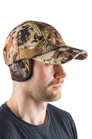 Бейсболка утепленная Сигнал NEON / алова / соты (м)