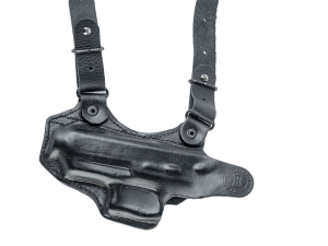 Кобура наплечная горизонтального ношения мод.ТМ Гроза Р-04 / кожа / черный