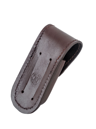Чехол для ножа "Ворсма" (м) / кожа / коричневый