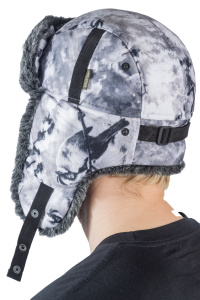 Шапка ушанка с мех.опушкой / алова / снегири (м)