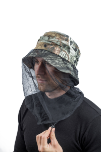 Панама с сеткой / смесовая ткань / лес (м)