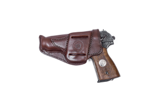 Кобура поясная мод.JM ПМ / кожа / коричневый