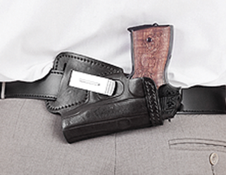 Кобура поясная мод. E Glock-19 / кожа / коричневый