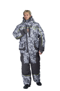 Костюм зимний Полярный Волк / мембрана 10000/10000 / пиксель серо-белый Костюм зимний Полярный Волк / мембрана 10000/10000 / пиксель серо-белый