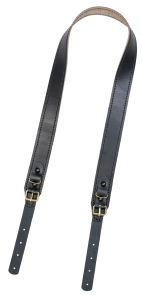Ремень погонный / кожа / черный