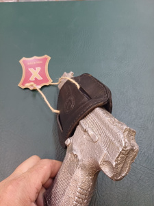 Кобура универсальная поясная / кожа / черный 