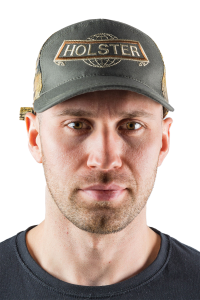 Бейсболка Горизонт с вышивкой / смесовая ткань / олива+соты (м)