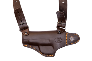Кобура наплечная М Гроза-02 / кожа / коричневый
