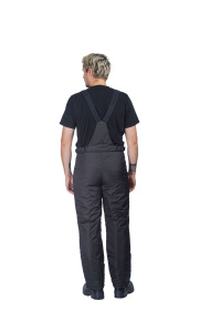 Полукомбинезон мужской утепленный / ткань синтет. / черный