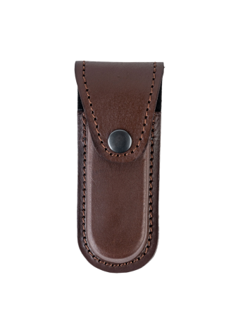 Чехол для ножа "Ворсма" (б) / кожа / коричневый