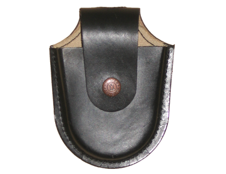 Чехол под наручники БРС / кожа / черный