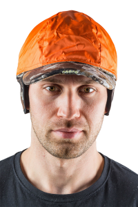 Бейсболка утепленная Сигнал NEON / алова / коричневые соты (м)