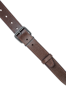 Патронташ закрытый комбинир. 7,62+12к / кожа / коричневый (м)