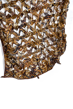 Накидка Паутина 2*3 / ткань синтет. / сухой камыш