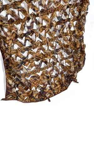 Накидка Паутина 2*3 / ткань синтет. / сухой камыш